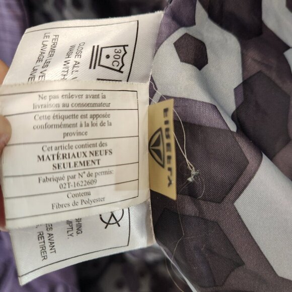 Firefly Womens Puffy Long Jacket Purple Size Large - Picture 11 of 13